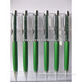 New pen!Dark green crystal metal ballpen with writing supply P10232